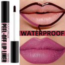 Waterproof Peel-Off Lip Liner and Matte Lip Stain