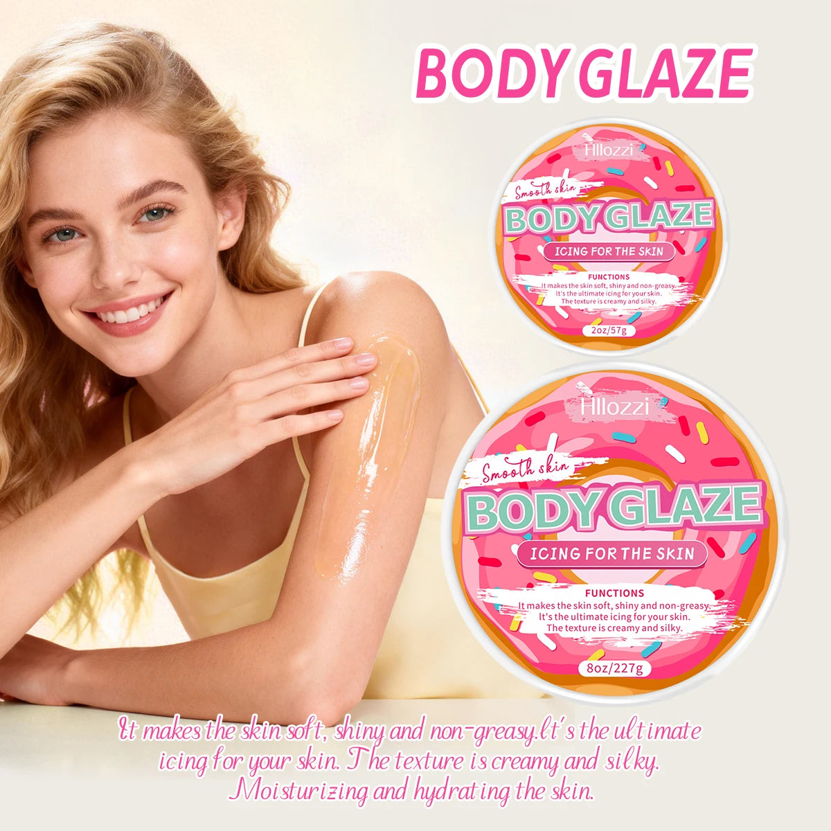Donut Body Glaze Moisturizing and Brightening Skin Repair