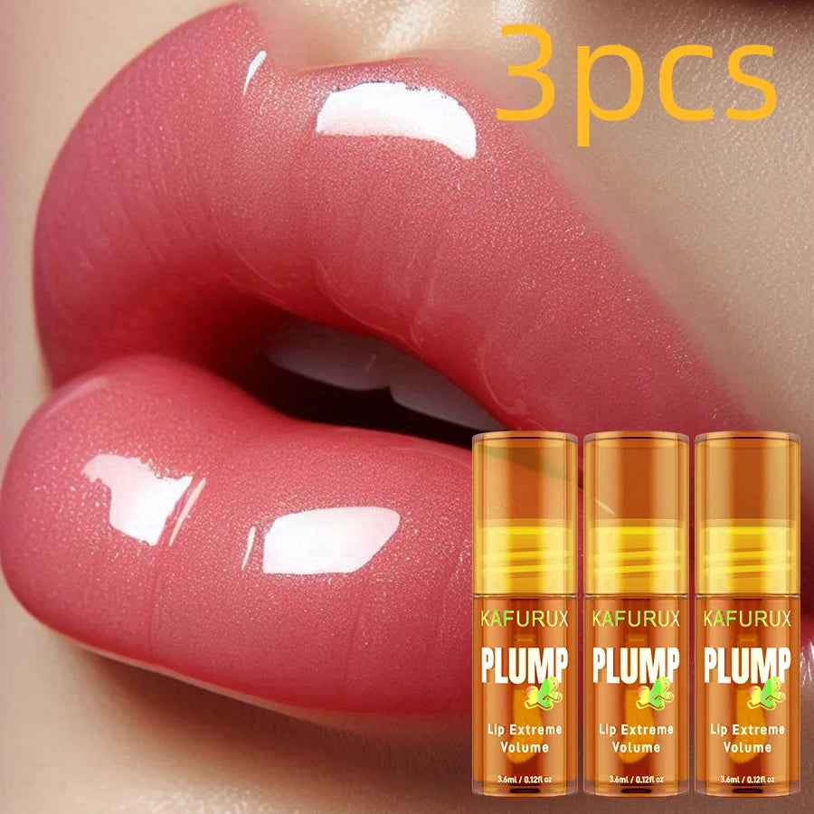 3-Piece Long Lasting Moisturizing Lip Plumper and Gloss Set