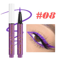 12-Color Neon UV Fluorescent Liquid Eyeliner Set