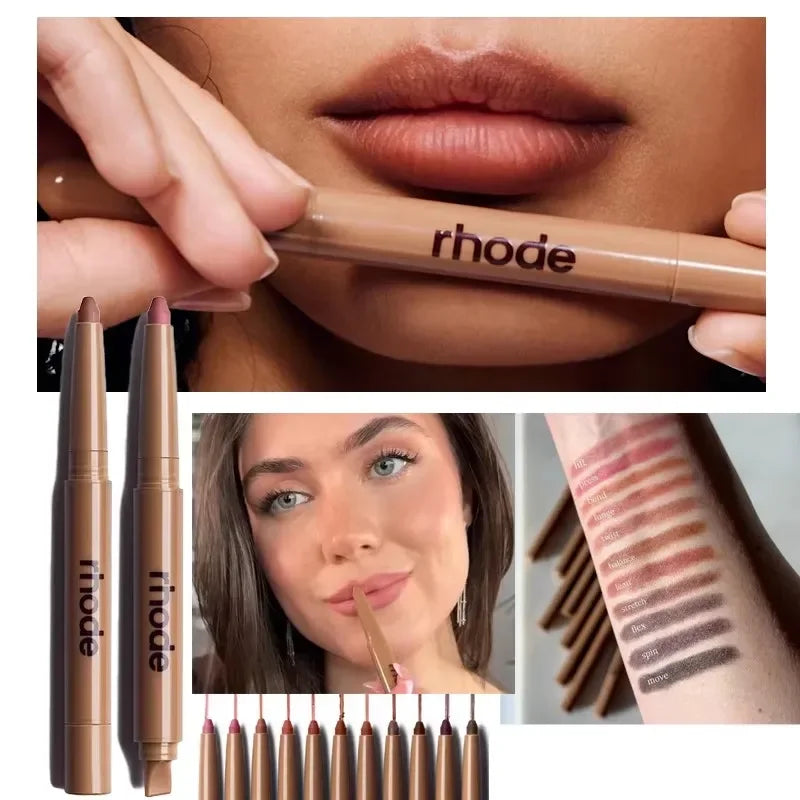 Skin Peptide Lip Liner and Long Lasting Lip Tint Pen