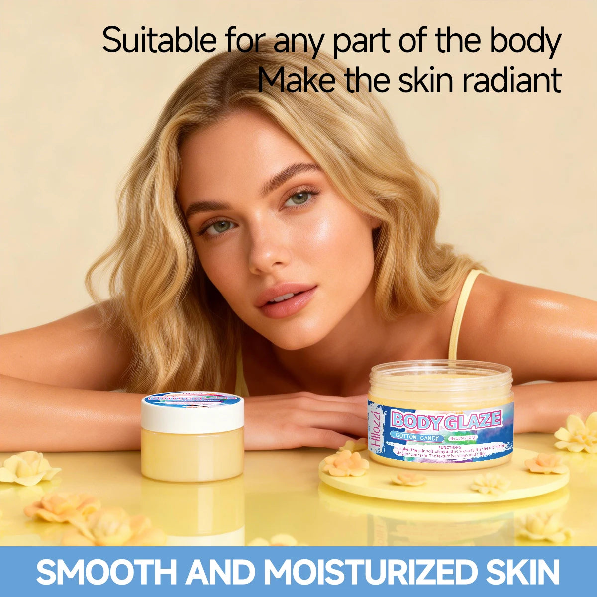 Marshmallow Body Glaze Moisturizing Skin Repair - 8oz & 2oz
