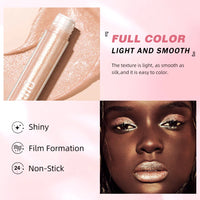 Glitter Diamond Liquid Lipstick, Waterproof Long Lasting Metallic Lip Gloss - 6 Colors