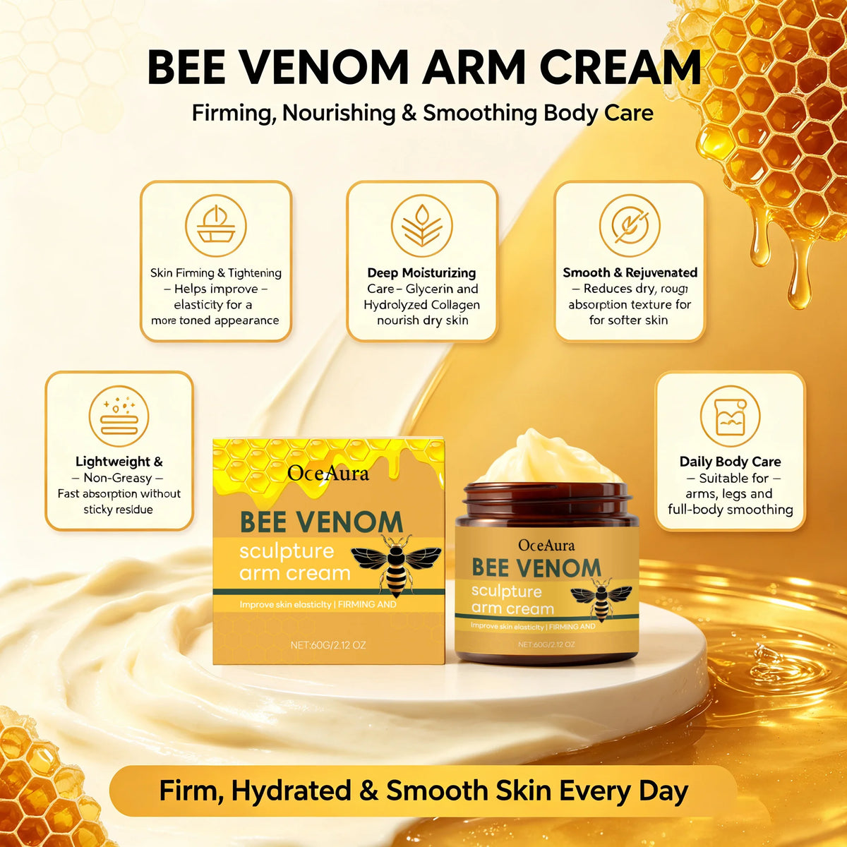 Bee Venom Sculpting and Tightening Body Cream