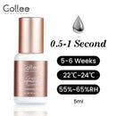 Gollee 0.5s Fast Dry Eyelash Extension Glue 6-8 Weeks Long Lasting Adhesive