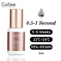 Gollee 0.5s Fast Dry Eyelash Extension Glue 6-8 Weeks Long Lasting Adhesive