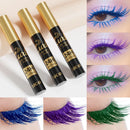 3-Piece Colorful 3D Silk Fiber Waterproof Mascara Set (Blue, Green, Purple)