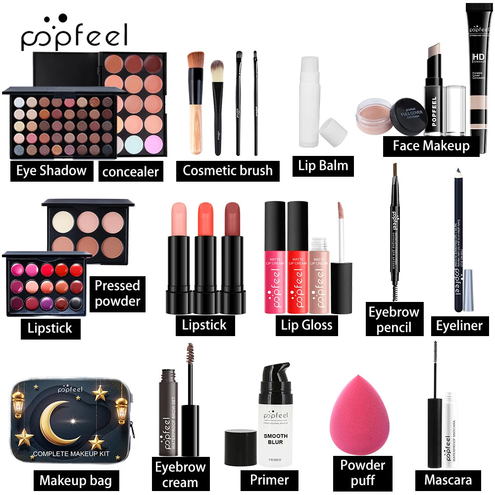 24-Piece Versatile Cosmetic Makeup Gift Set