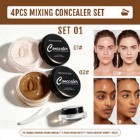 4-Piece Full Coverage Cream Concealer Kit