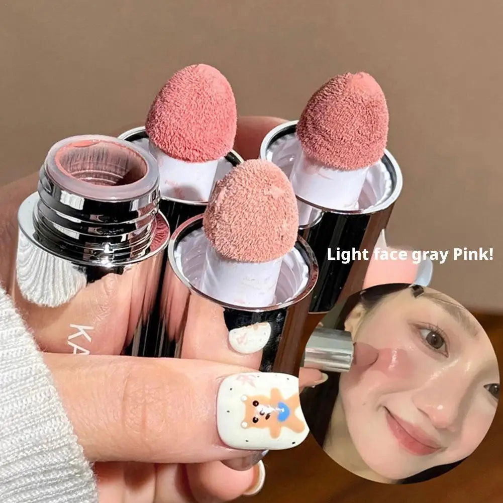 2-in-1 Matte Liquid Powder Blush for Cheek and Lip with Sponge Tip