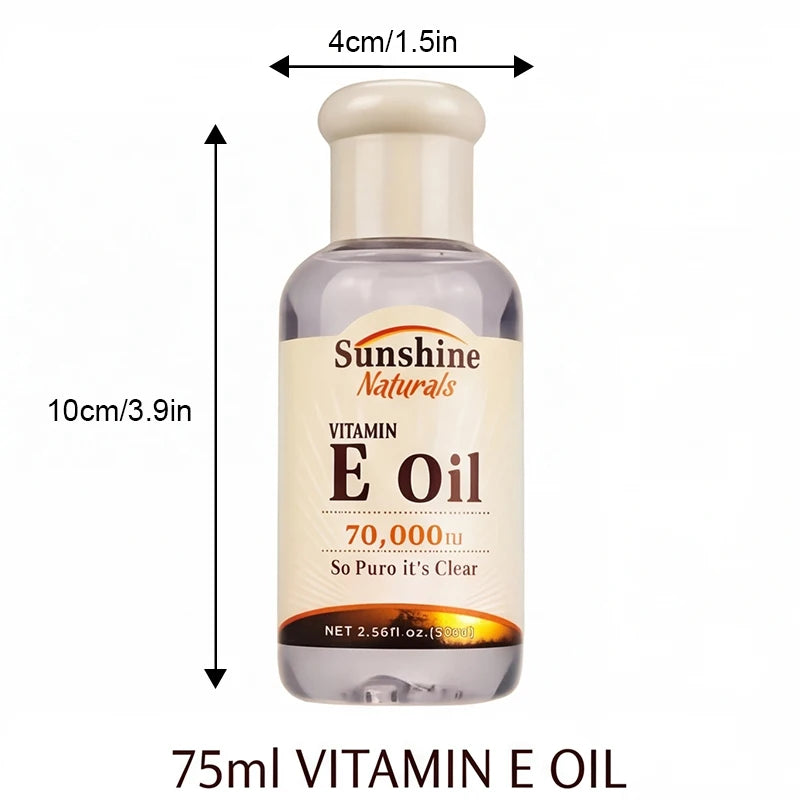 Vitamin E Moisturizing Body and Skin Care Oil, 75ml