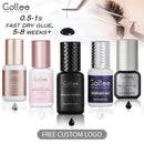 Gollee 0.5s Fast Dry Eyelash Extension Glue 6-8 Weeks Long Lasting Adhesive