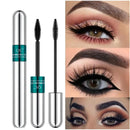 4D Silk Fiber Waterproof Lash Mascara - Black Lengthening & Thickening