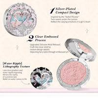 Swan Ballet Series Embossed Blush Palette