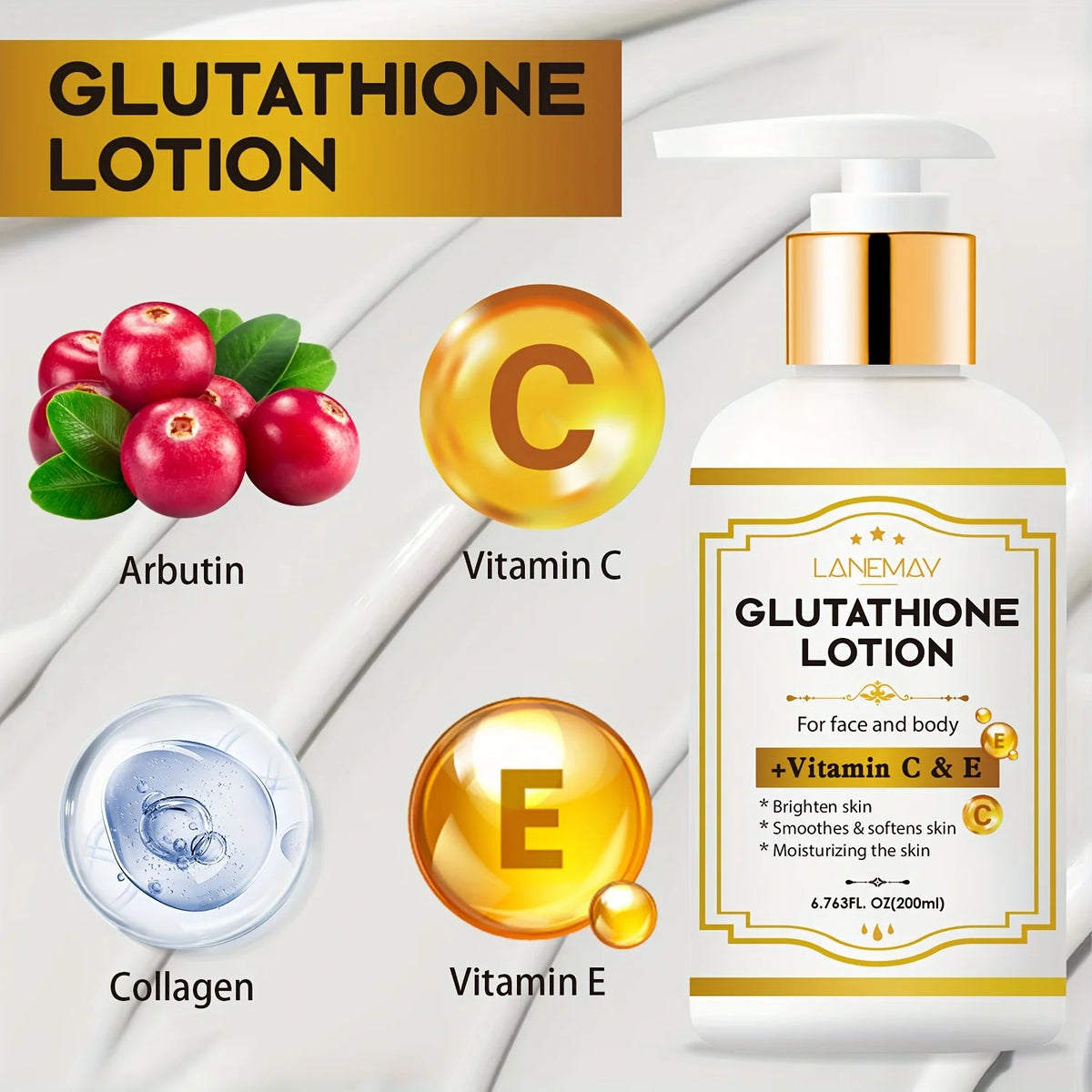 Face & Body Lotion with Vitamin C & E