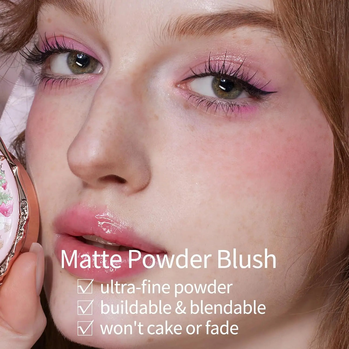 Knight Unicorn Strawberry Rococo Embossed Blush 5g