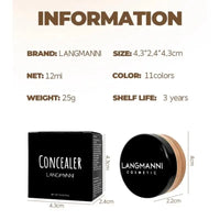 Full Coverage Waterproof Liquid Concealer with Matte Finish