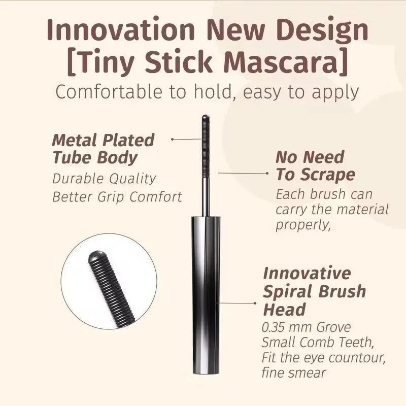 3D Curling Iron Mascara, Waterproof & Lengthening