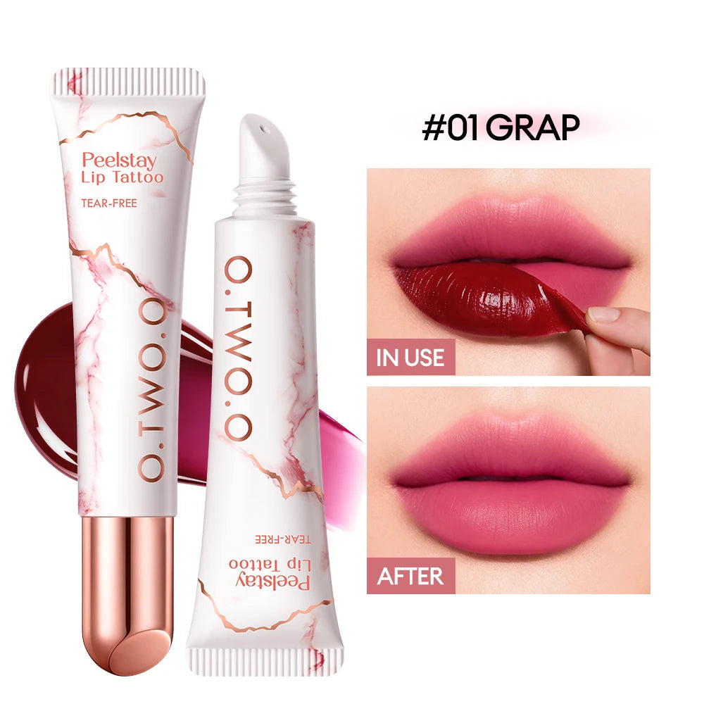 Peel-Off Lip Stain Waterproof Highly Pigmented Lip Tint