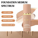 4-in-1 Color Changing Foundation SPF 50 Moisturizing Concealer Base