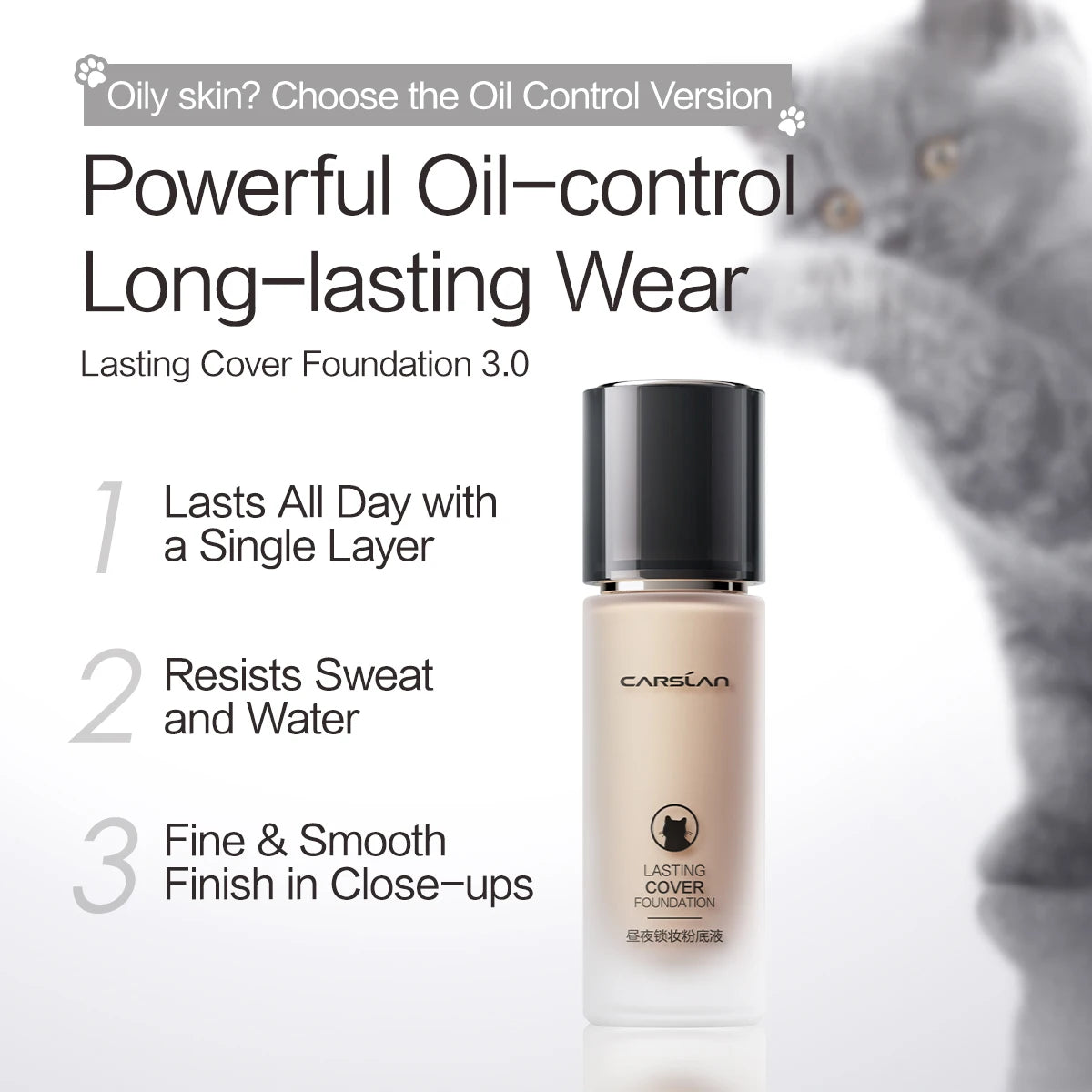Long-lasting Moisture Matte Full Coverage Liquid Foundation