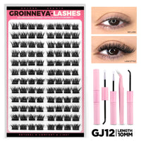 Cat Eye DIY Lash Extension Kit with Bond, Seal, and Tweezers