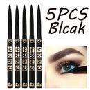 Waterproof Smudge-Proof Black Gel Eyeliner Pencil