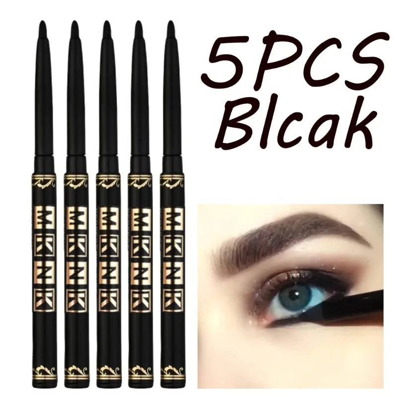 Waterproof Smudge-Proof Black Gel Eyeliner Pencil
