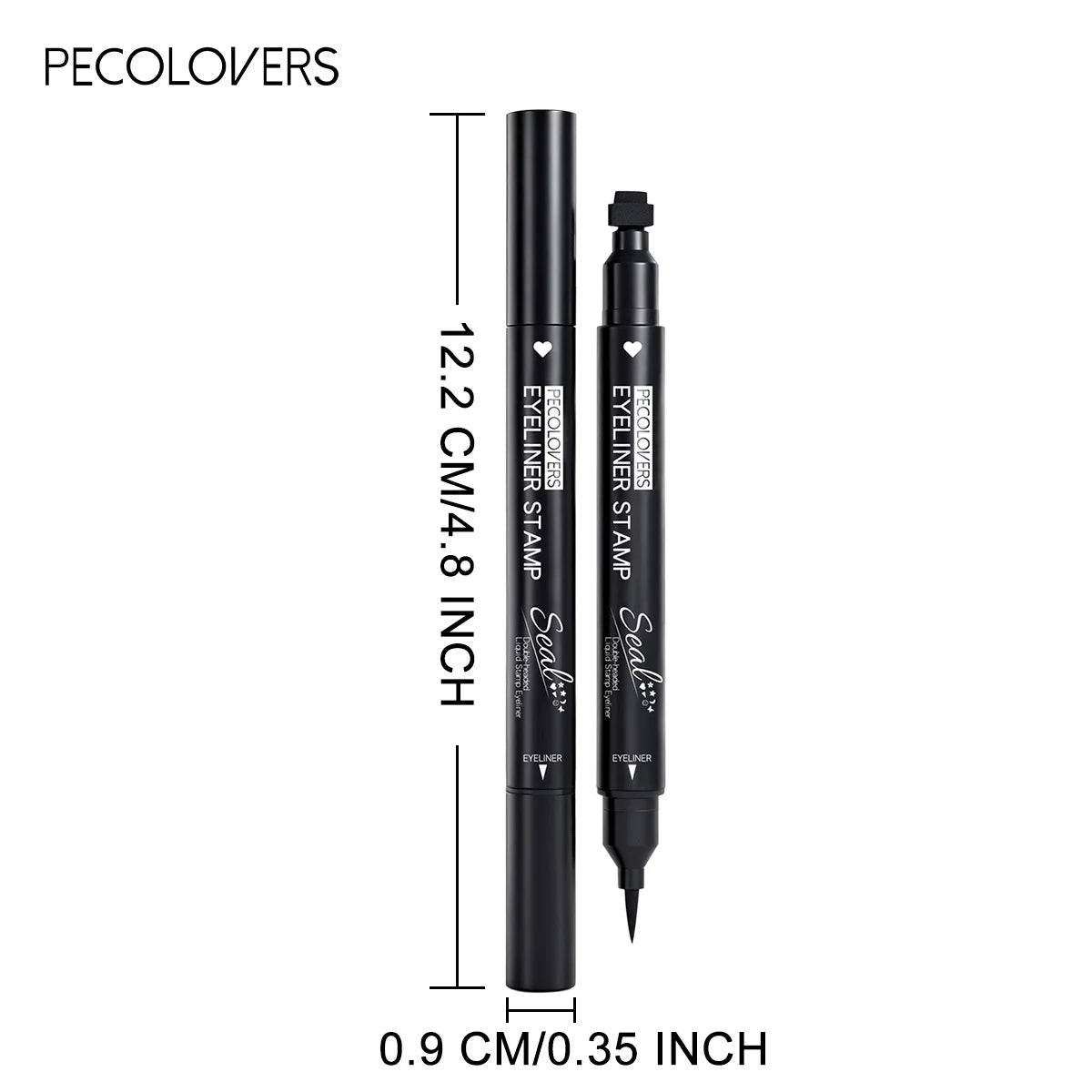 8-Piece 2-in-1 Waterproof Stamp Eyeliner Set
