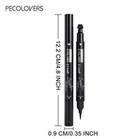 8-Piece 2-in-1 Waterproof Stamp Eyeliner Set