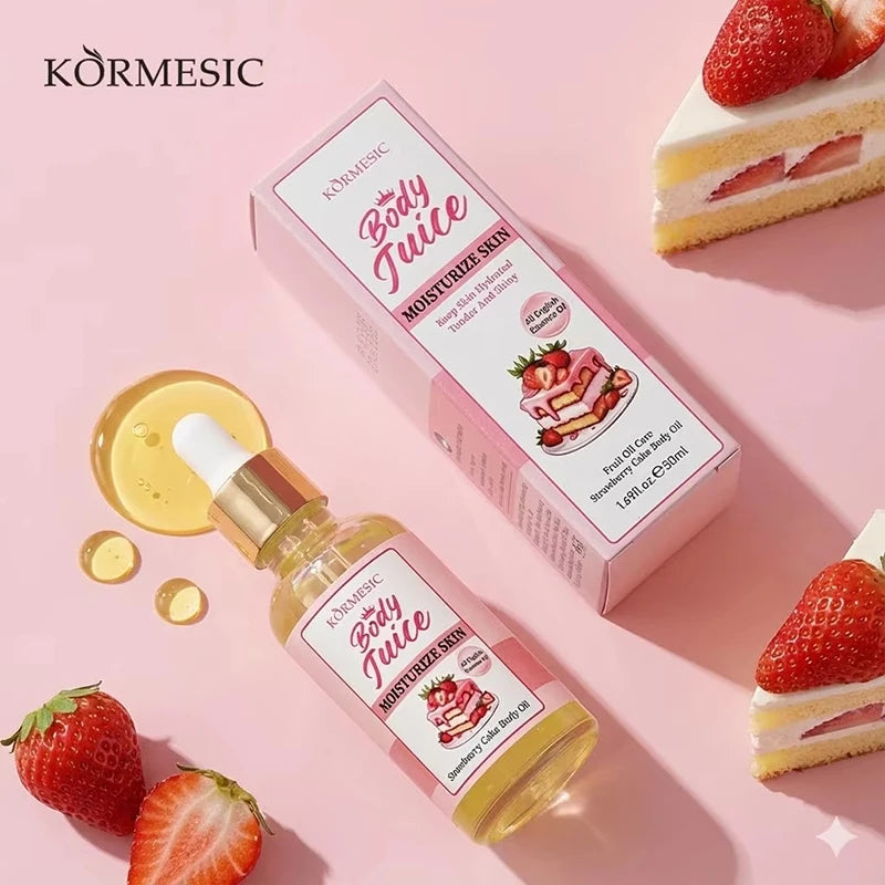 Strawberry Cake Moisturizing Body Oil (50ml)