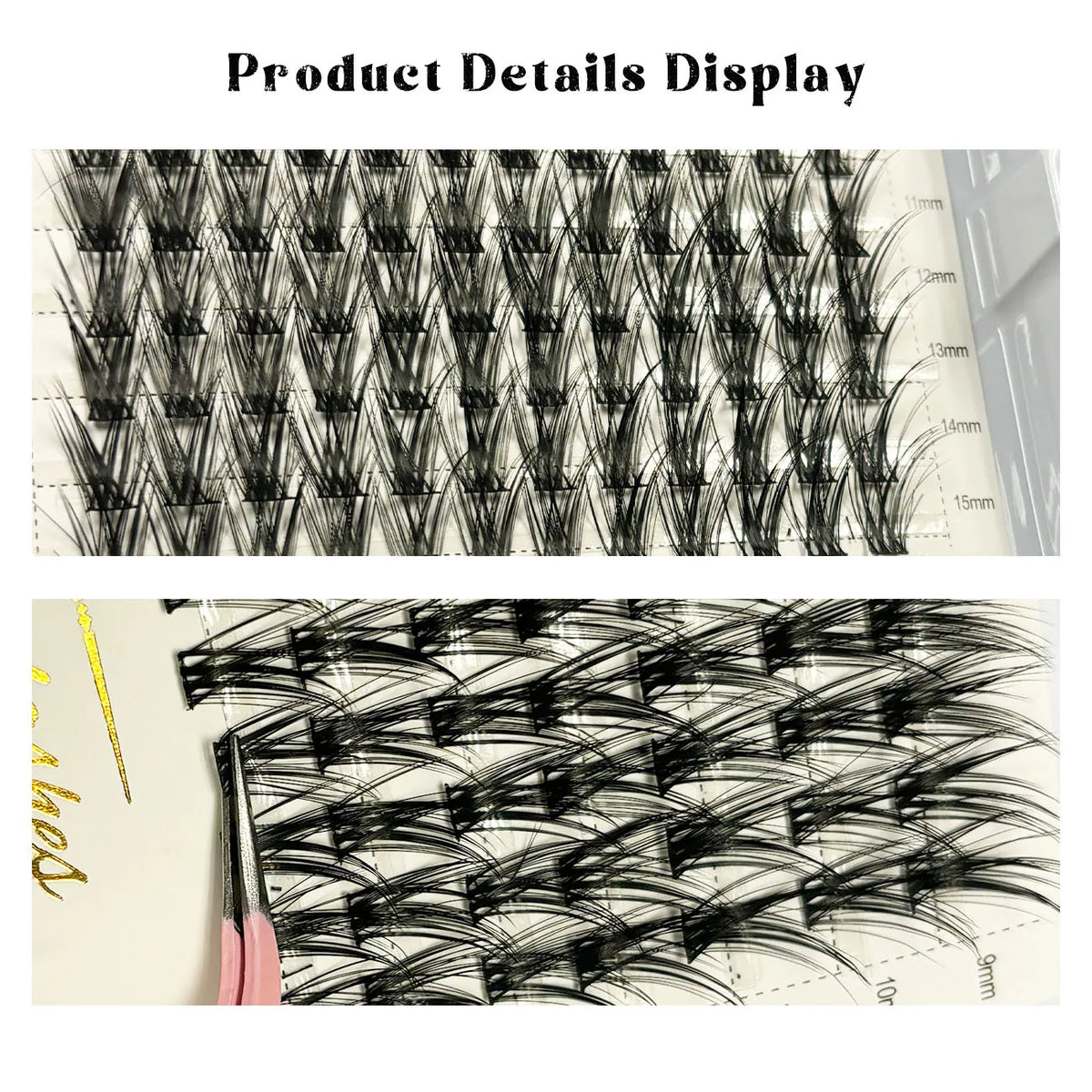 168 Pcs DIY Individual Lash Cluster Kit with Bond, Seal, and Remover