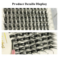 168 Pcs DIY Individual Lash Cluster Kit with Bond, Seal, and Remover
