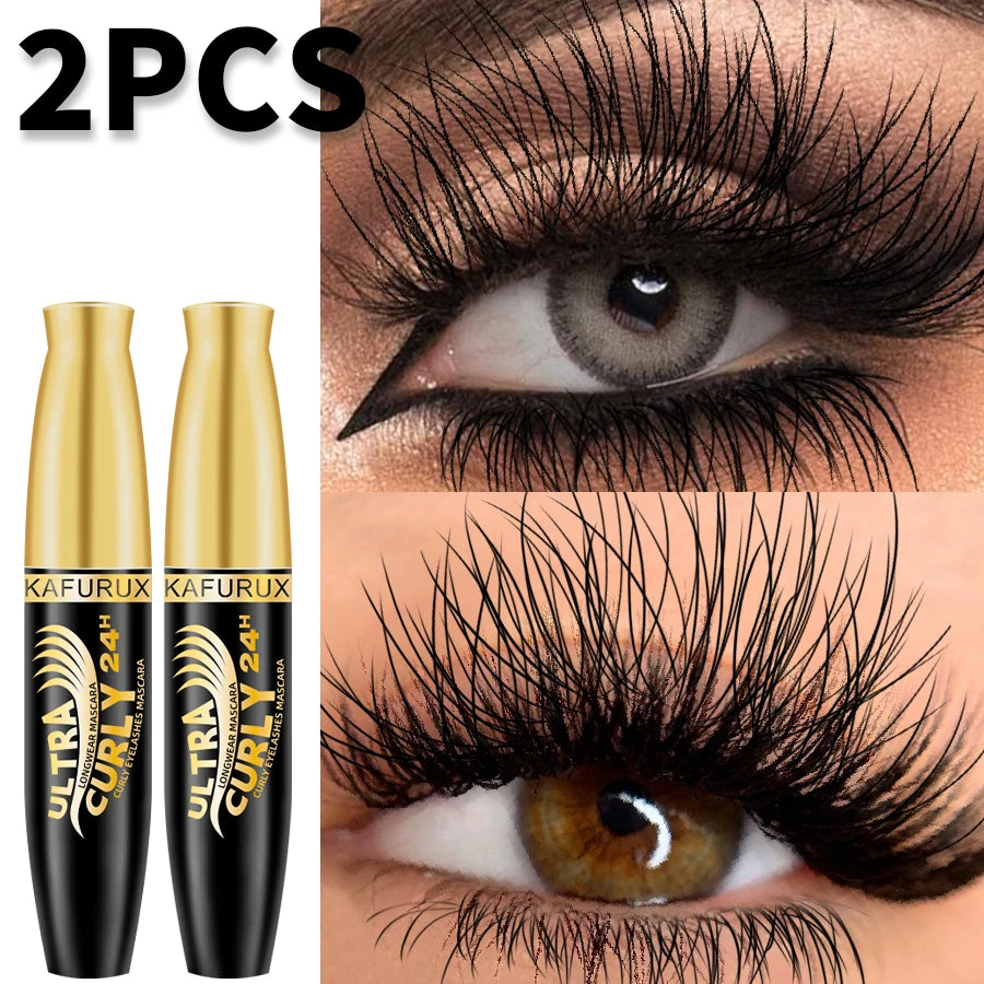 2-Piece Long-Wearing Lengthening Black Mascara Set