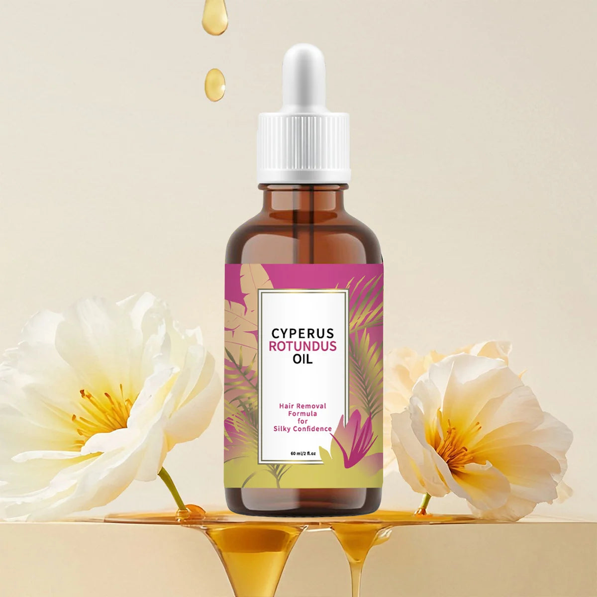 Cyperus Rotundus Moisturizing Hair Growth Inhibitor Oil