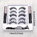5 Pairs Magnetic Eyelashes Full Strip Set