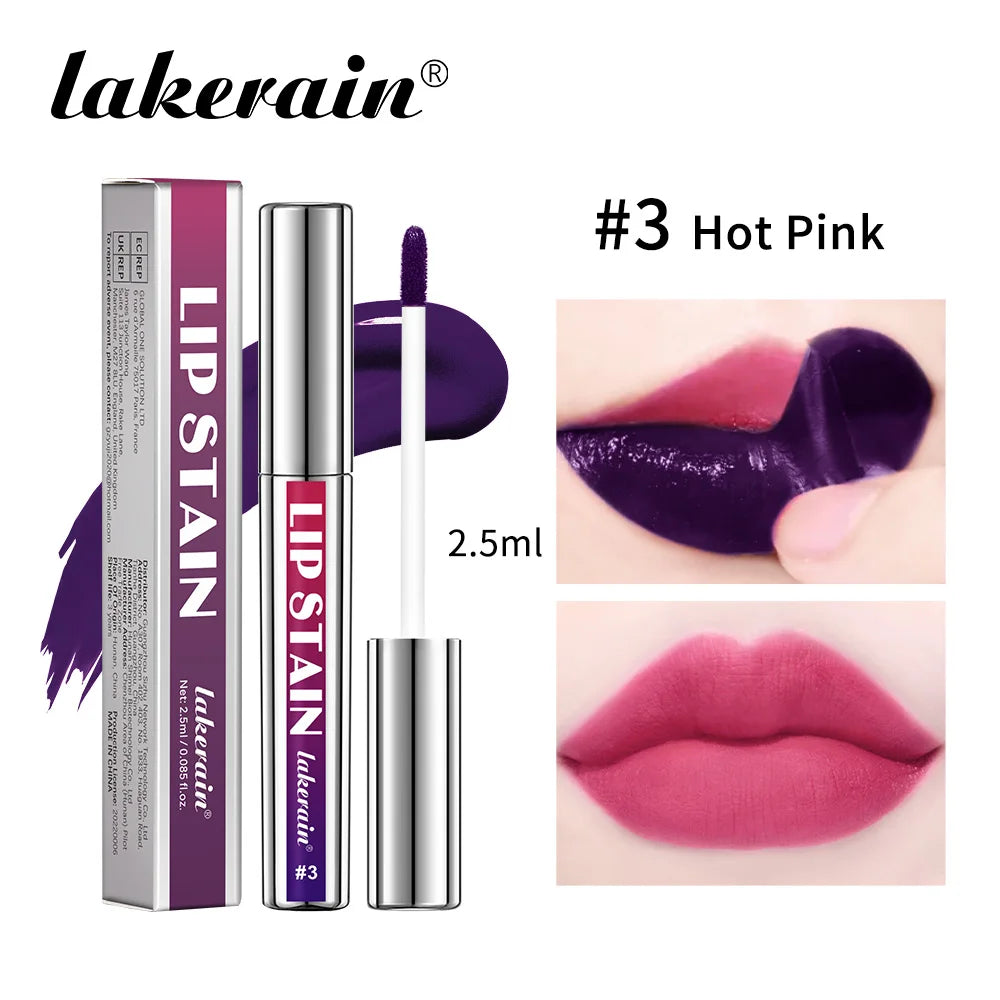 3-Color Peel Off Lip Stain Waterproof Long Lasting Lip Tint