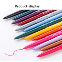 20-Piece Waterproof Matte Colored Eyeliner and Eyeshadow Pencil Set Gift Box