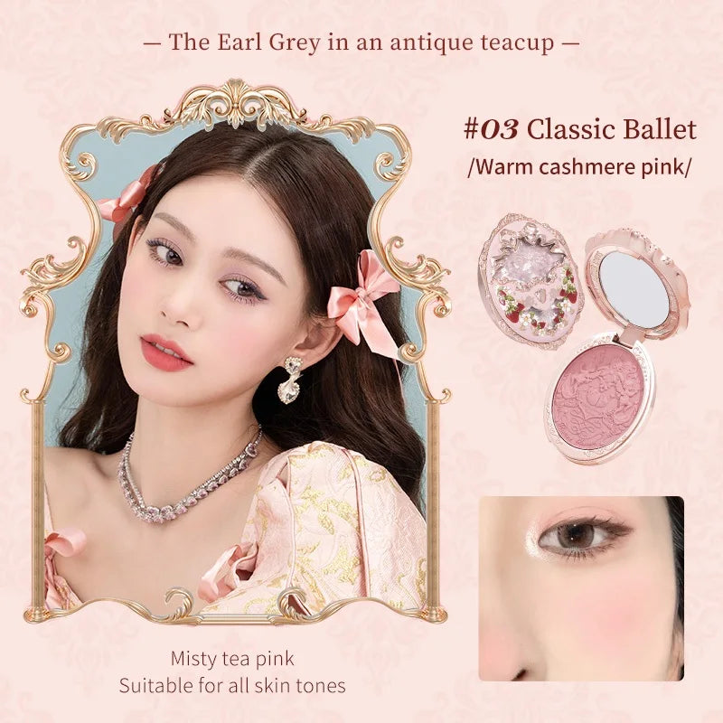 Knight Unicorn Strawberry Rococo Embossed Blush 5g