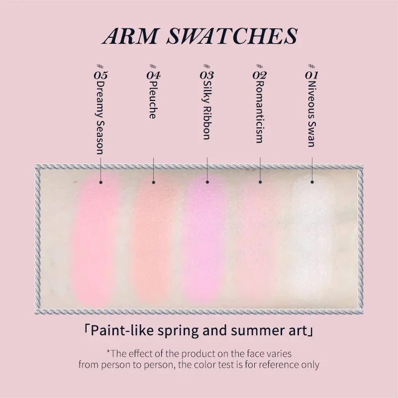 Swan Ballet Series Embossed Blush Palette