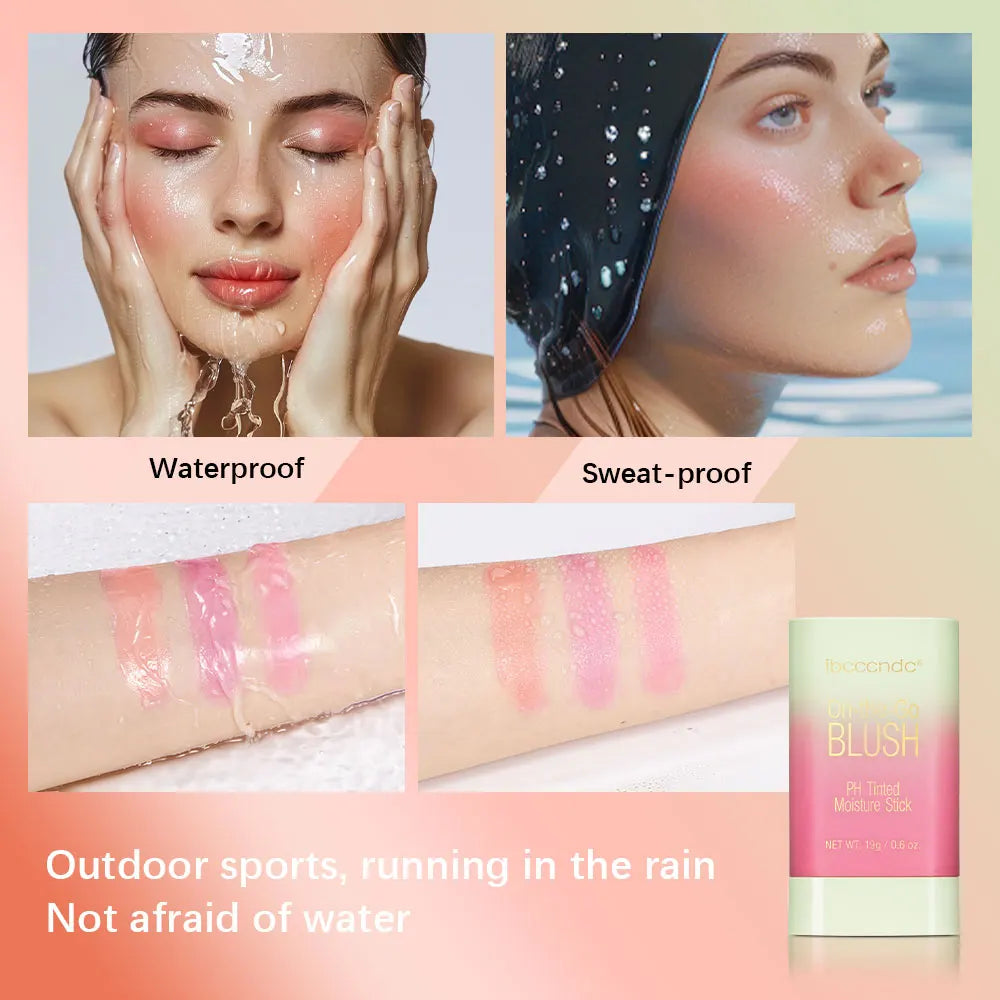 Color Changing Waterproof Blush Stick Cream
