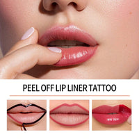 Peel-Off Lip Liner Tattoo and Waterproof Matte Lip Stain