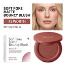 Long-lasting Lightweight Velvety Matte Bouncy Blush
