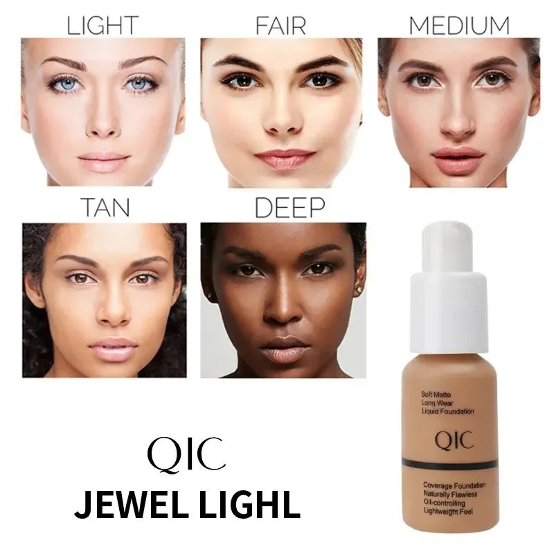 Oil-Control Liquid Foundation and Concealer, 60g