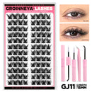 Cat Eye DIY Lash Extension Kit with Bond, Seal, and Tweezers