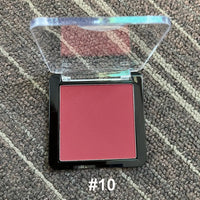 10pcs Pink Matte Pressed Powder Blush Palette Wholesale Bulk