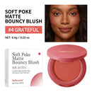 Long-lasting Lightweight Velvety Matte Bouncy Blush