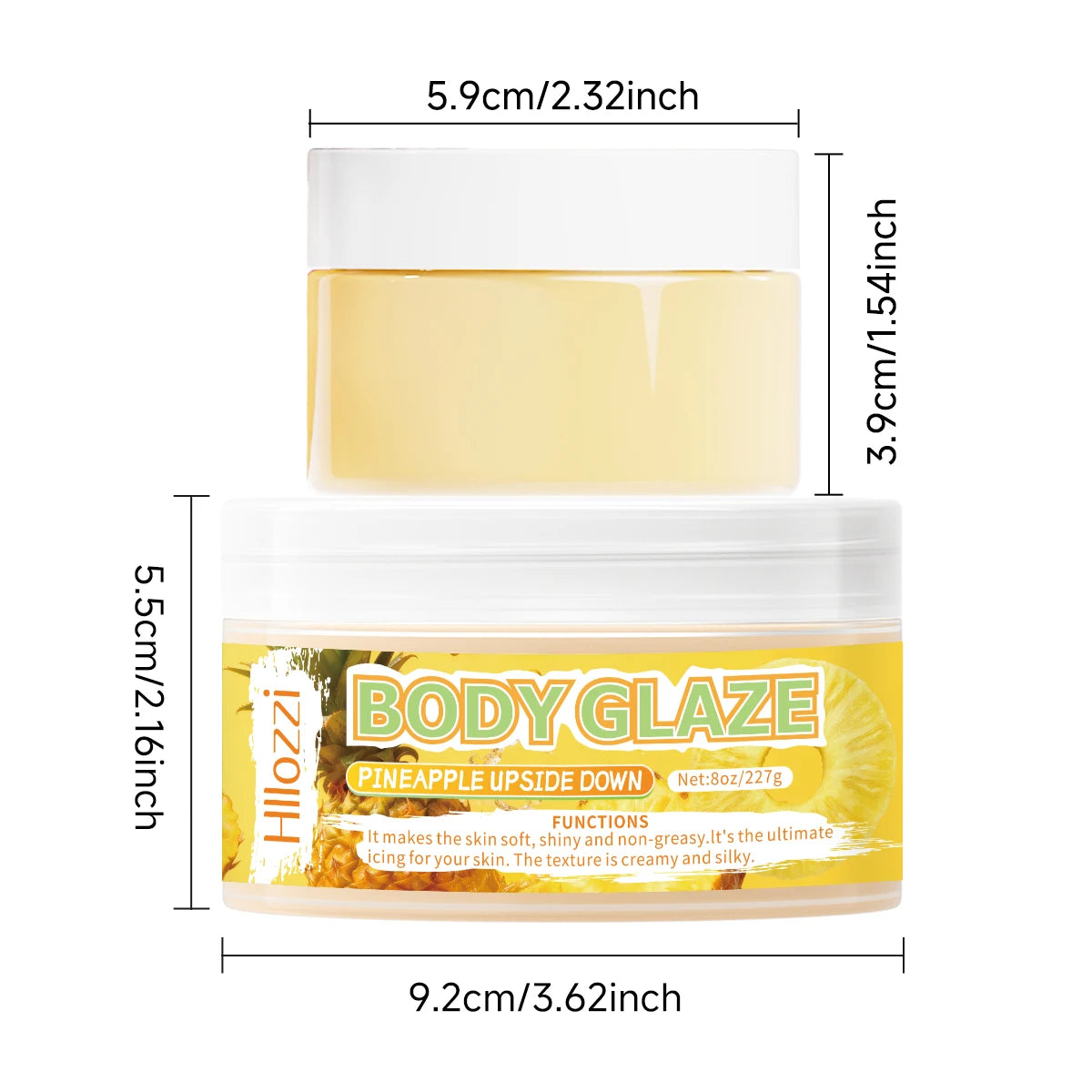 Brightening and Smoothing Body Glaze Moisturizer