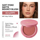 Long-lasting Lightweight Velvety Matte Bouncy Blush