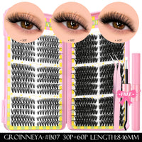 540pcs Lash Clusters Kit with Bond and Seal